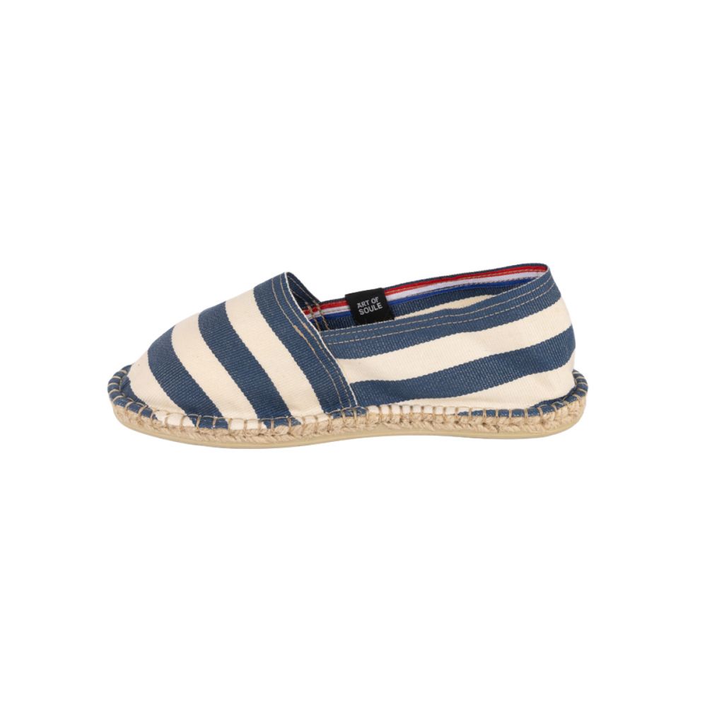 Espadrilles rayées BIARRITZ bleues