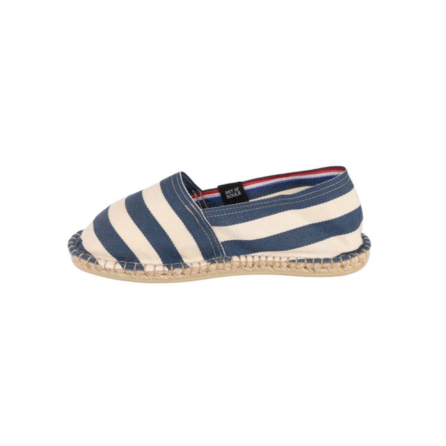 Espadrilles rayées BIARRITZ bleues