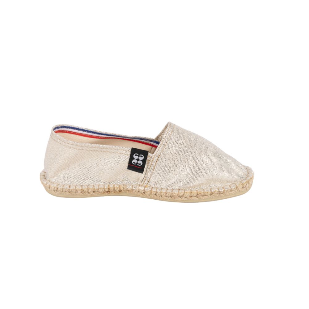 Espadrilles imprimées SHINY SILVER