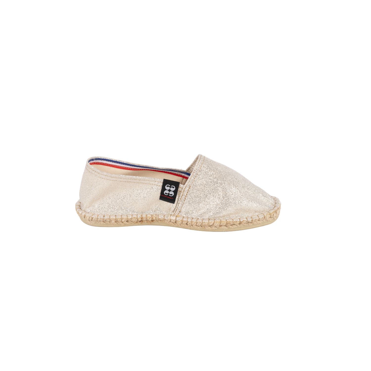 Espadrilles imprimées SHINY SILVER