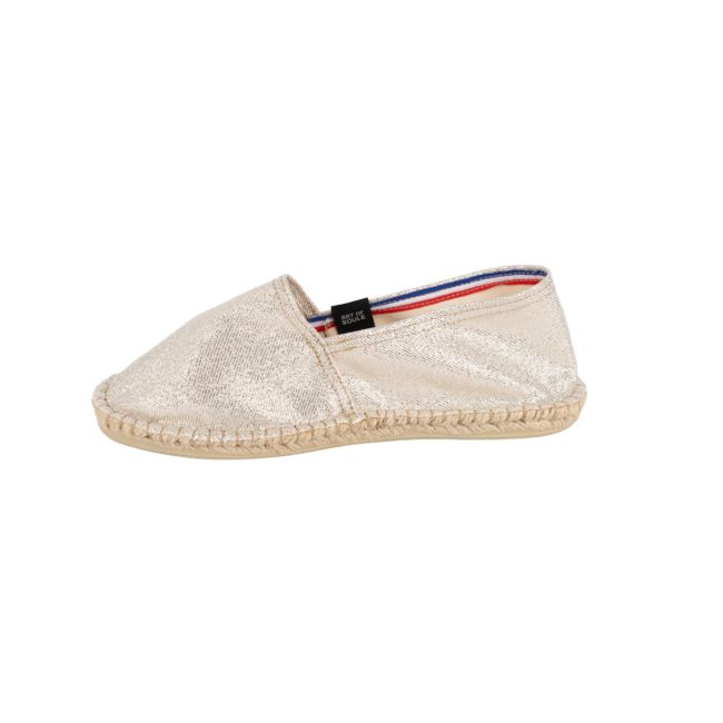Espadrilles imprimées SHINY SILVER