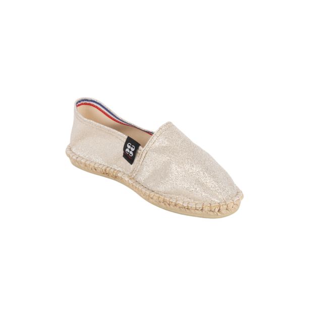 Espadrilles imprimées SHINY SILVER
