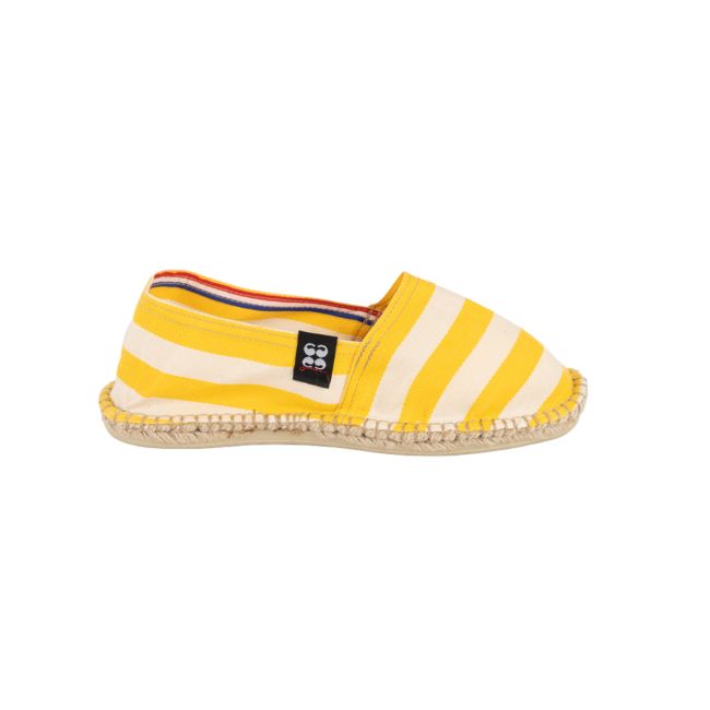 Espadrilles rayées BIARRITZ jaunes