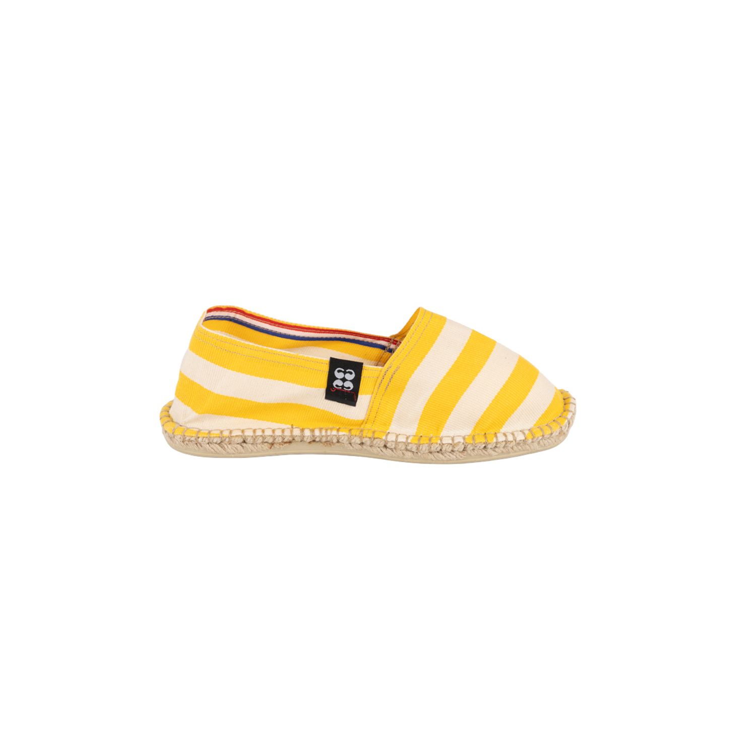 Espadrilles rayées BIARRITZ jaunes
