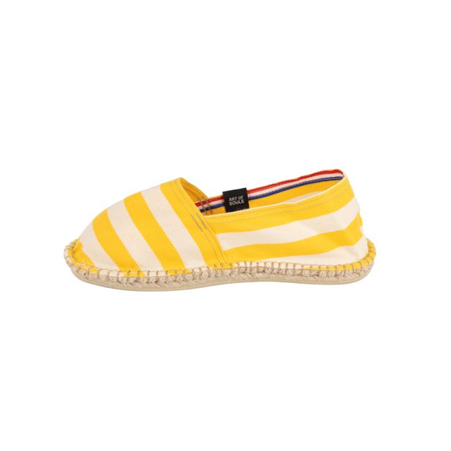 Espadrilles rayées BIARRITZ jaunes