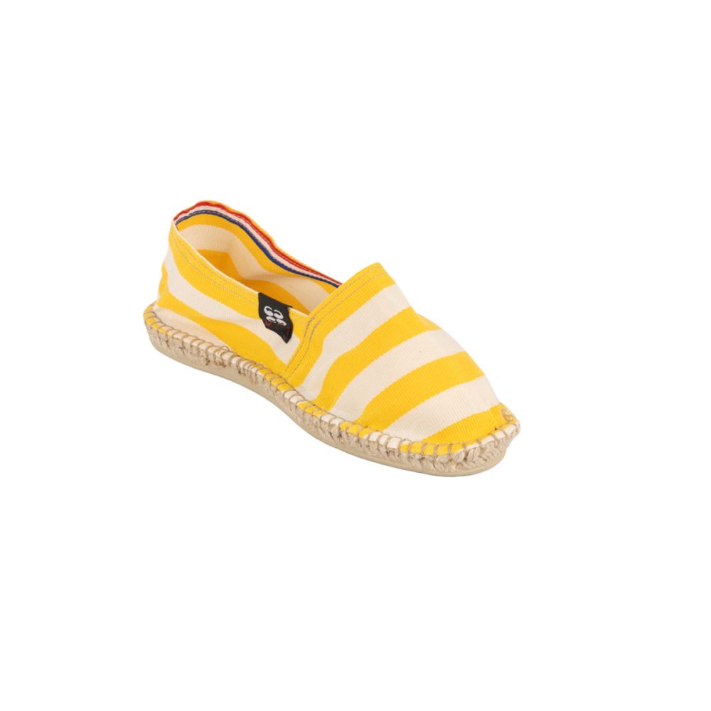 Espadrilles rayées BIARRITZ jaunes