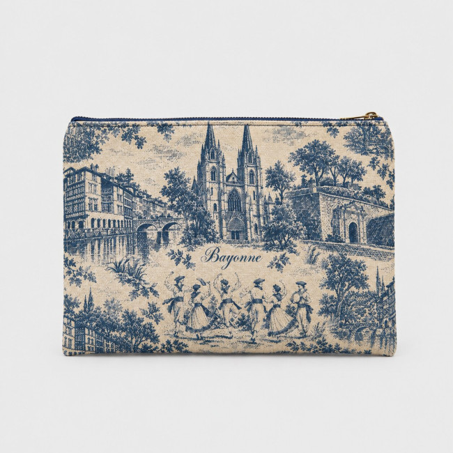 Pochette Bayonne en toile...